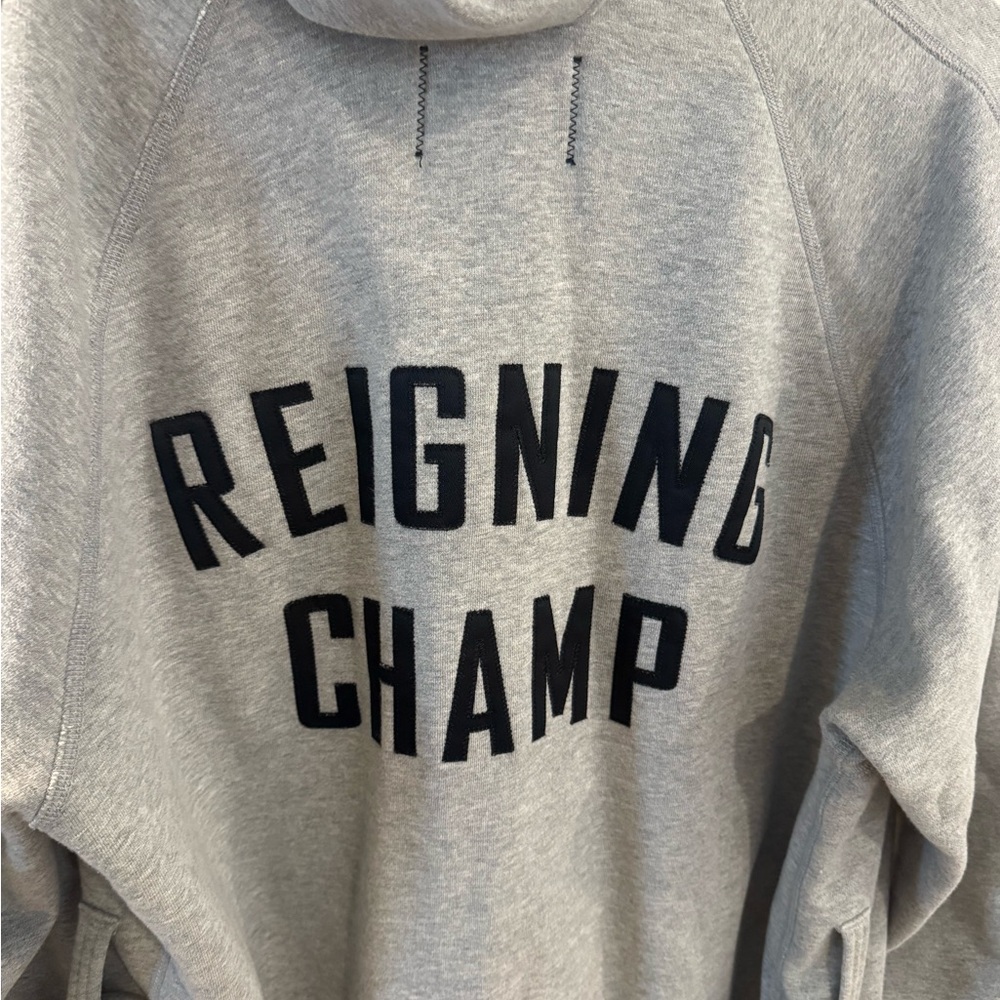 Reigning Champ Gray Hooded Robe - Picture 2 of 4